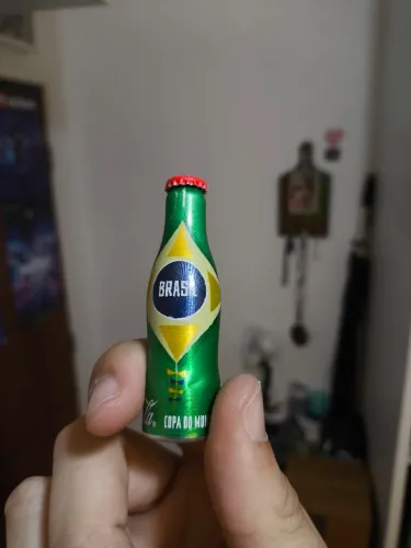 Mini garrafinha Coca Cola copa do mundo 2014