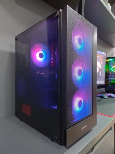pc gamer RX 6600 8gb, 32gb ram 3200, intel i5 10400F, fonte 600w, ssd 240gb montagem nova.