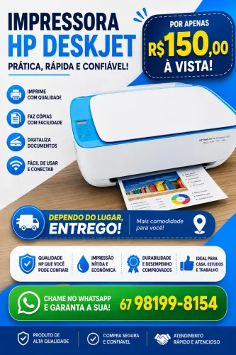 Vendo impressora hp deskjet 3636