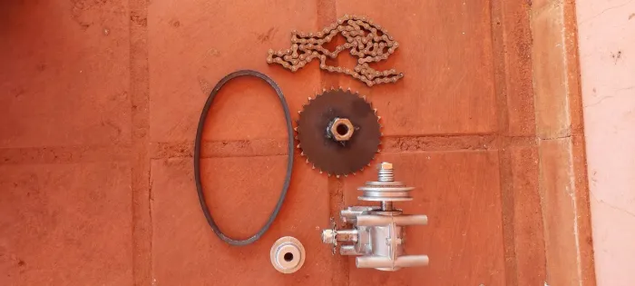 Kit redutor 1x25 para engenho de cana manual 