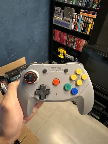 Controle Nintendo 64 sem fio - Retrofighters
