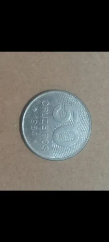 Moeda Antiga 50 Cruzeiros (Homenagem à Brasília)
