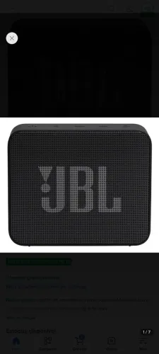 Caixa De Som Jbl Es2blkbr Go Essential 2