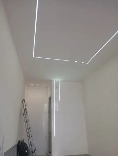 Gesso Drywall e led embutida