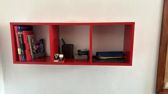 NIcho 3 divisorias vermelho