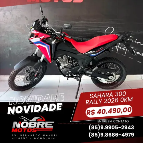 Honda Sahara 300 Rally 2026/26 0km - Pronta Entrega