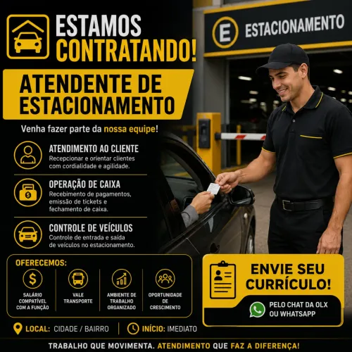 CONTRATO PARA ATENDENTE DE ESTACIONAMENTO