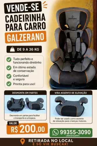 Cadeirinha para Carro