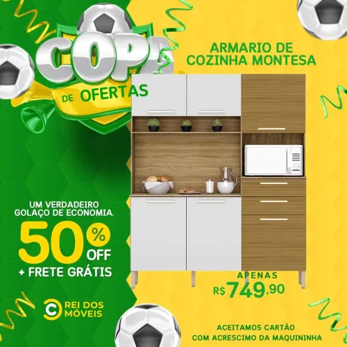 Armário de cozinha a pronta entrega