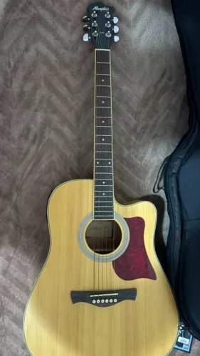 Violão Memphis Dreadnought Cutaway Natural - Leia a Descrição (Desconto no PIX)