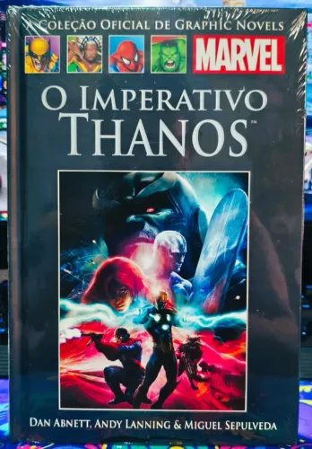 Salvat Capa Preta nº 70 - O Imperativo Thanos (LACRADA) Marvel Quadrinhos Gibi HQs