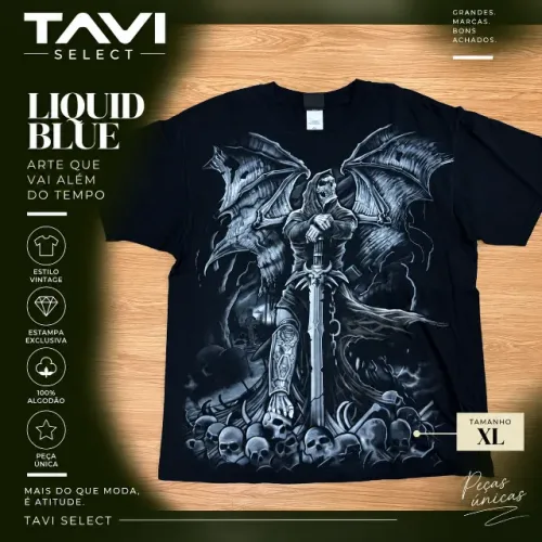 Camiseta Liquid Blue 2007 Grim Reaper XL