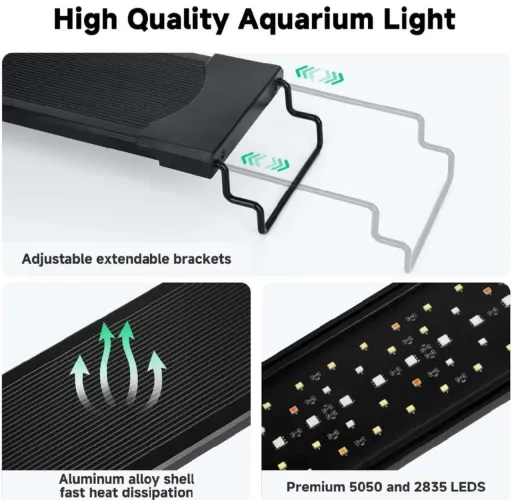 Luminária LED Aquário New Pet 24/7 18W Bivolt IP67 À Prova D'água - Nova na Caixa