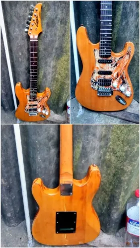 Guitarra Washburn Lyon muito show 