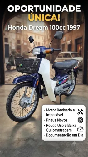 Honda Dream 100cc - impecável