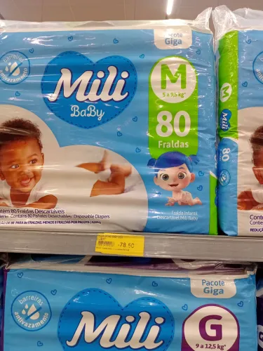 Vendo fralda descartável tamanho M