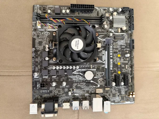 Kit ASUS A320M K + AMD Athlon 3000G - AM4 - Testado e funcionando