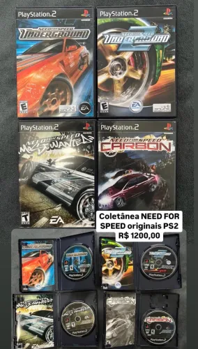Coleção need of speed ps2 originais
