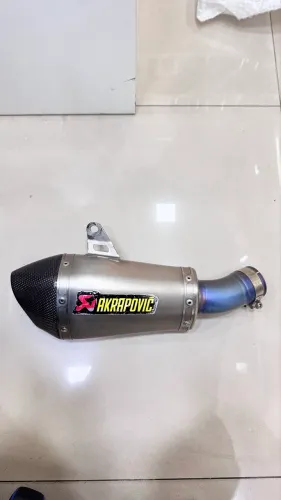 PONTEIRA AKRAPOVIC ORIGINAL IMPORTADA TITANIUM E CARBONO ZX10r 2011/12