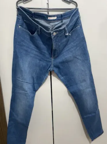 calça jeans feminina azul