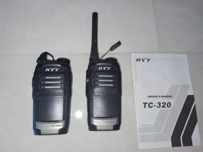 2 Rádios comunicadores - Marca Hytera - Modelo TC-320