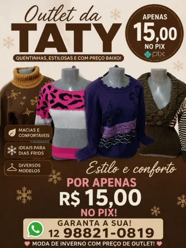 Inverno feminino $15.00 cada peca
