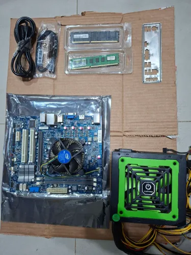 Kit upgrade Intel Core i7-2600 + 16GB DDR3 + H61 + fonte 600W (apenas Florianópolis)