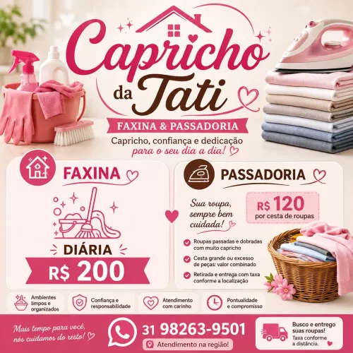 Diarista e passadoria