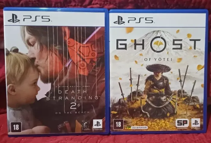 Death Stranding 2 + Ghost of Yotei (2025) - Mídia Física de PS5