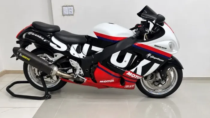 Suzuki GSX-R hayabusa 1340 cc moto em perfeito estado de conservação .... unica no brasi