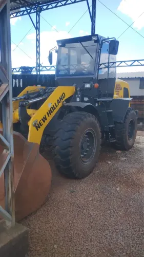 Pá carregadeira Bobcat retro escavadeira