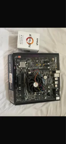 KIT Placa Mãe Asus Prime A320M-K/BR + Processador AMD Athlon 3000G