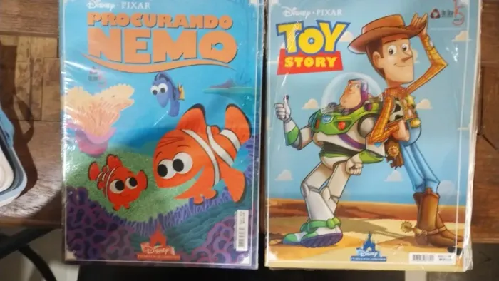 GIBI PROCURANDO NEMO E TOY STORY DISNEY BRUNA