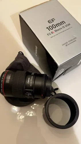 Lente Canon 100mm 2.8L ISM