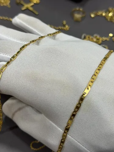 CORRENTE OURO 18K (PIASTRINE)