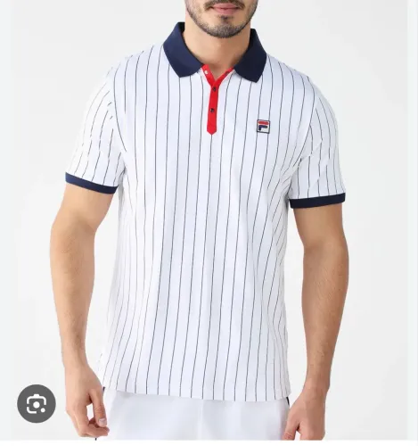 Camisa Polo Original Fila Reta Bb1 Branca