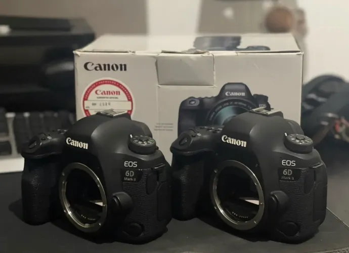 Canon 6D Mark II / 01 Corpo, caixa e acessórios