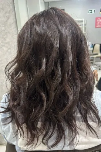 Peruca de cabelo natural