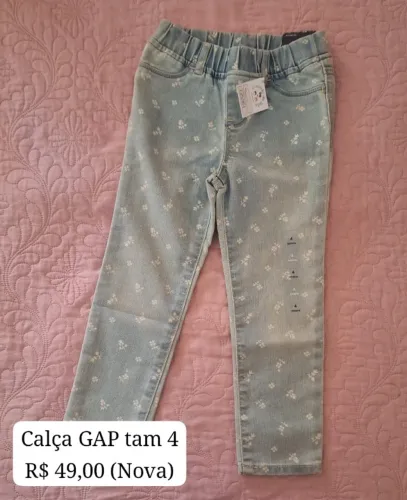Calça GAP NOVA - Menina 4 anos