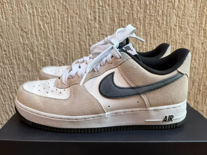 Nike Air Force 1 '07 LV8 40BR Branco/Bege/Azul