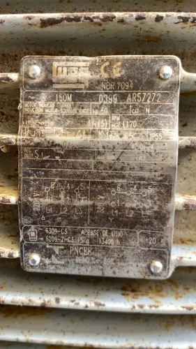Trifásico motor elétrico  15 CV