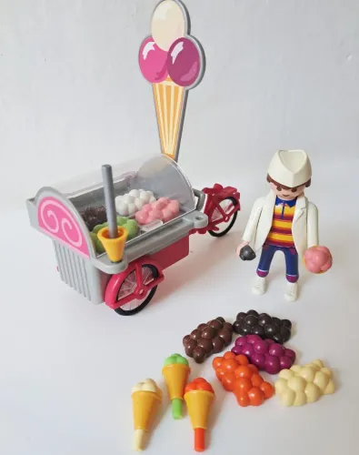Playmobil Sorveteiro e Acessórios