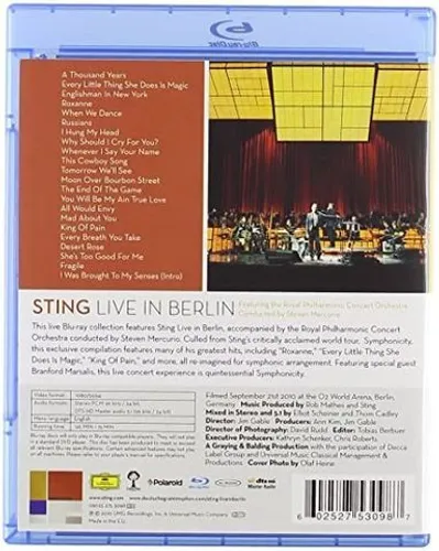 Blu Ray Sting - Live In Berlin (Autorado)