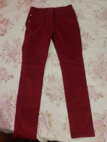 Lilica Ripilica calça veludo bordô Tam 12