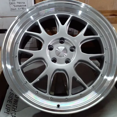 Rodas Rotiform  BBS 5356 Prata Borda Polida 5x112/ 114 - 20x8,5  aro 20 tala 8,5