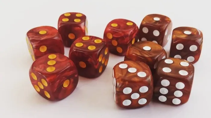 2 kits de Dados para RPG e Jogos de Tabuleiro Kit de D6