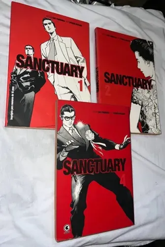 Sanctuary volumes 1, 2 e 4 mangá