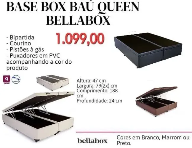 Base Box Baú Queen- ENTREGA HOJEEE!!