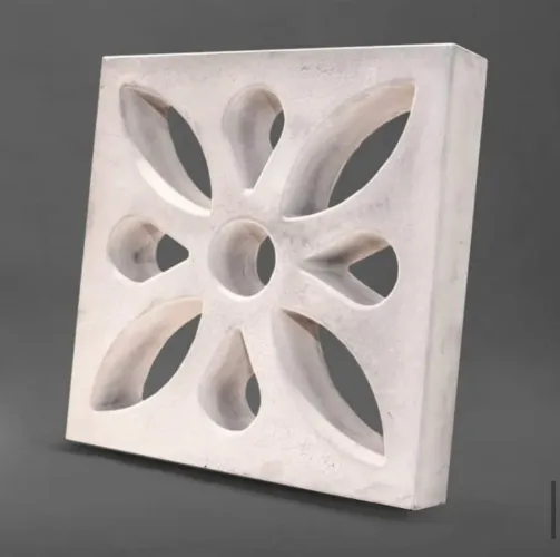 Elemento vazado Flor - Bloco de concreto vazado para ventilação