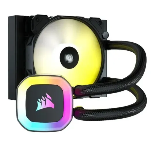 Water Cooler Corsair H55 RGB, 120mm Radiator, Intel/AMD, Preto